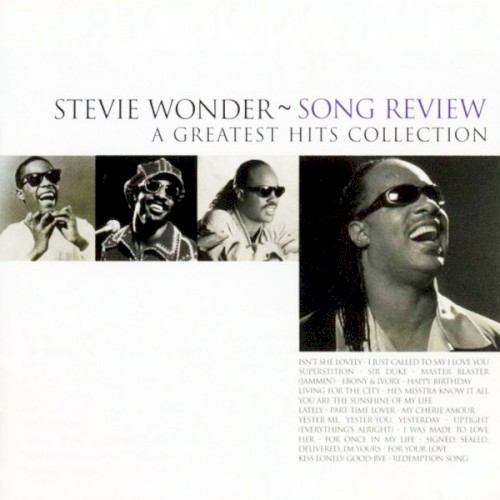 Stevie Wonder — Song Review: A Greatest Hits Collection album cover